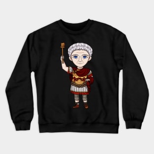 Claudius the Conqueror: A Majestic Design Celebrating the Military Triumphs of Rome's Emperor Crewneck Sweatshirt